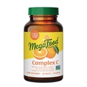 MegaFood Complex C - Vegan Imūnās atbalsta papildinājums ar vitamīnu C 250 mg, izgatavots ar reālu pārtiku, tostarp Orange, Cranberry & Brown Rice, bez lipekļa, Kosher - 90 tabletes, 90 Servējumi
