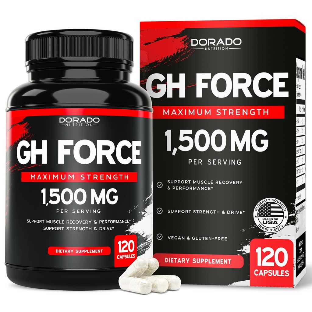 HGH papildinājumi vīriešiem un sievietēm (120 grāfs) 1500mg Atbalsts muskuļu augšanu un veselīgu līmeni cilvēka augšanas hormons - veicināt veselīgu muskuļu un atgūšanu vīriešiem post Workout papildinājums - ASV Made