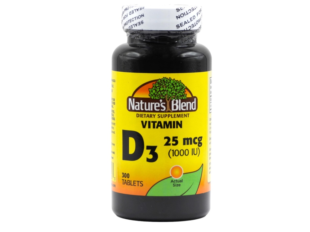 D3 vitamīns 1000 SV 300 tabletes