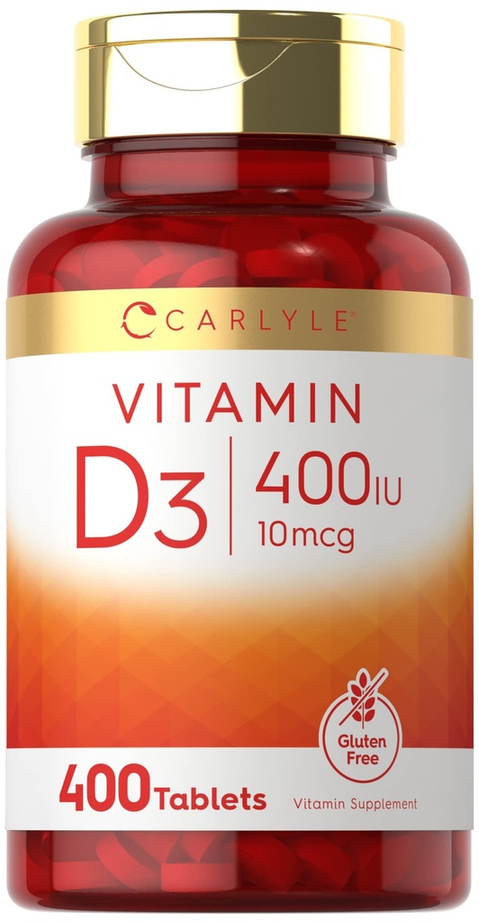 D3 vitamīns 400iu (10mcg) 400 tabletes