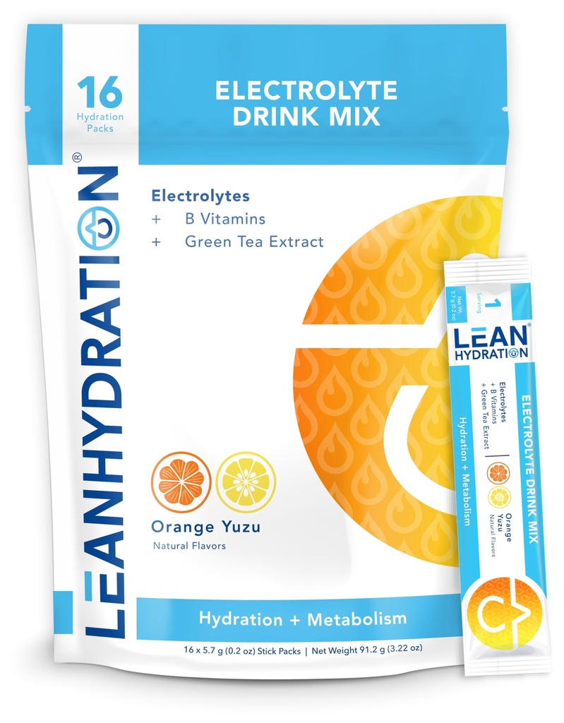 LEAN Hydration Daily Electrolyte Packets Drukā Mix 
