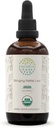 HerbEra Stinging Nettle Leaf A120 USDA Organiskā tinktūra      - Alkohola ekstrakts, augstas barības vielas augu pilieni -- Certified Organic Sting Nettle (Urtica Dioica) Kaltētas lapas (4 oz)