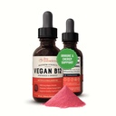 Dzīvs Iespaidīgs Vegāns Vitamīns B12 Sublingual Šķidrums Pilieni 