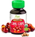 Camu Camu Capsules l Jaudīgs vitamīns C Avots l Imūnsistēma Booster l Organic un Fairtrade Sertificēts l 100 Vegan Tabletes l 1500mg par apkalpo l Non ĢMO un lipekļa bezmaksas l Andes