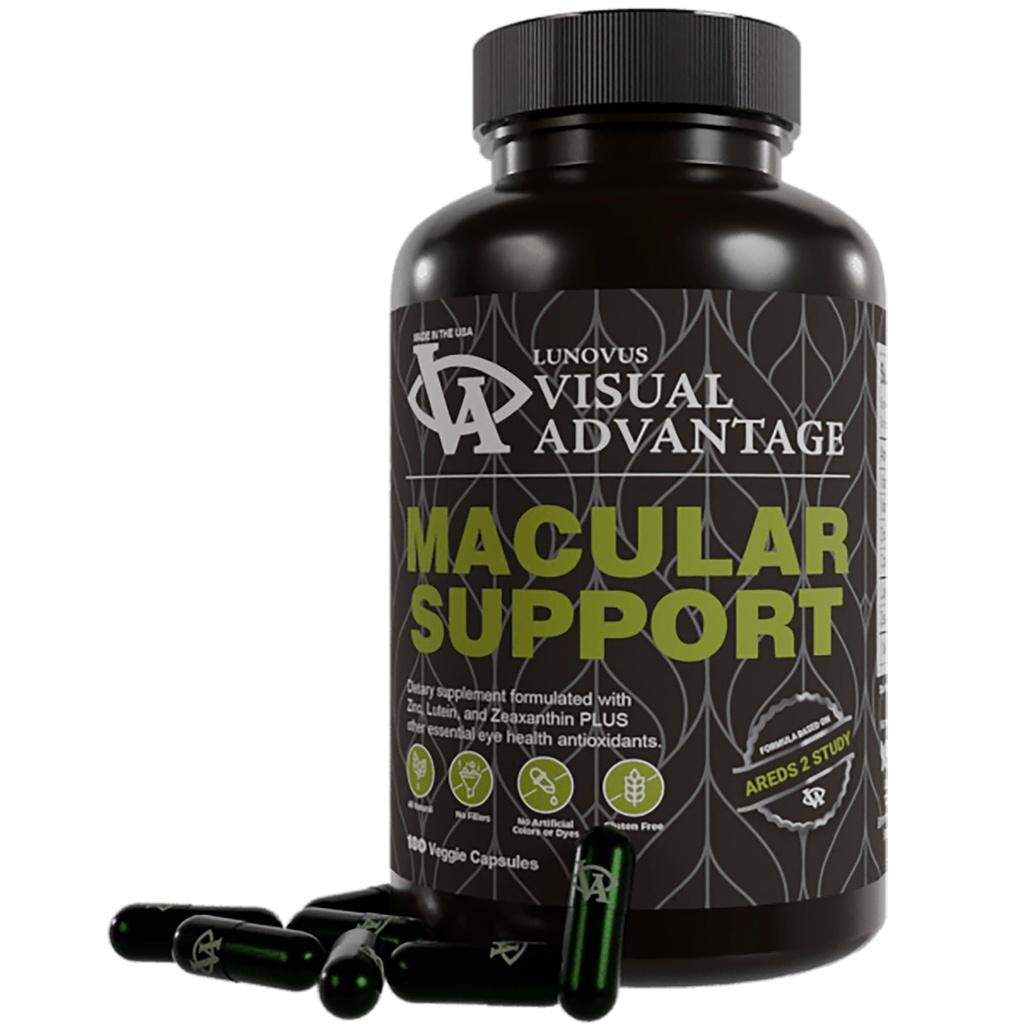 Makular Support Formula acu veselības - 180 Skaits - Pamatojoties uz AREDS 2 Pētījums - par vecumu saistīts makular acu veselības (AMD) - acu vitamīni