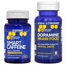 NATURAL STACKS Smart Cofeine + dopamine Brain Food Bandle - Atbalsta enerģija, Focus & Mental Drive* - 120 Kopā kapsulas