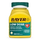 Bayer Maza aspirīna deva 81 mg, enterālās apvalkotās tabletes, ieteicamais ārsts, Kardiovaskulāro slimību sekundāra profilakse, 300 tabletes ar drošības marķējumu