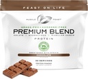 Muskuļu svētki Premium Blend Visas natural Hormonu bez zāles Sūkalu proteīna pulveris, Šokolāde, 2lb