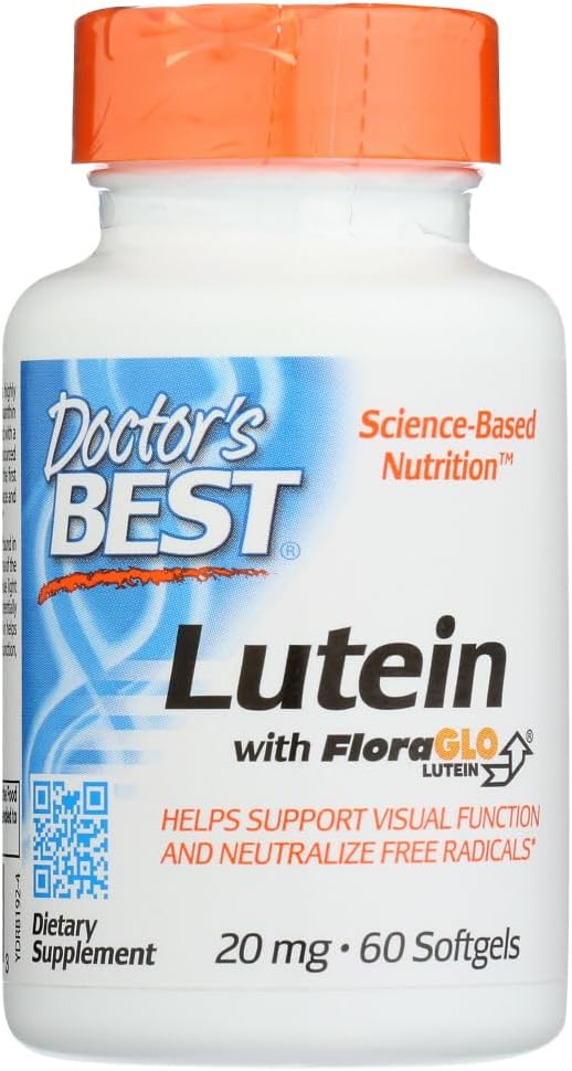 Ārsta labākais luteīns acu veselībai - 20 MG (60 softgeli)