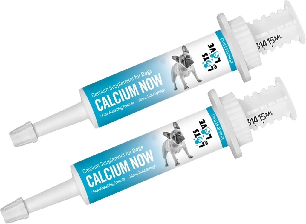 Kalcijs tagad - iekšķīgi Kalcijs whelping suņiem - (15 ml pasta, Vanilla) (iepakojums no 2) - kalcija papildinājums suņiem - Šķirnes Draudzīgi Kalcijs suņiem - daudz mīlas mājdzīvnieku produktiem