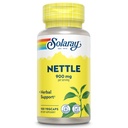 SOLARAY Nattle 900 mg - Organic Nattle Leaf papildinājums - Nieru, Urīna, un prostatas atbalsts - Tradicionāla lietošana Alerģijas reakcijas un elpošanas labsajūtu - Vegan - 50 Servējumi, 100 VegCaps
