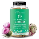 Vitāla aknu attīrīšana Detox & Remonts - 9-in-1 Aknu atbalsta papildinājums - Piena dadži, Artišoka ekstrakts, Turmeric, Adaptogens - Optimāla aknu funkcija un gremošanas veselība - 60 Vegetarian Soft Kapsulas
