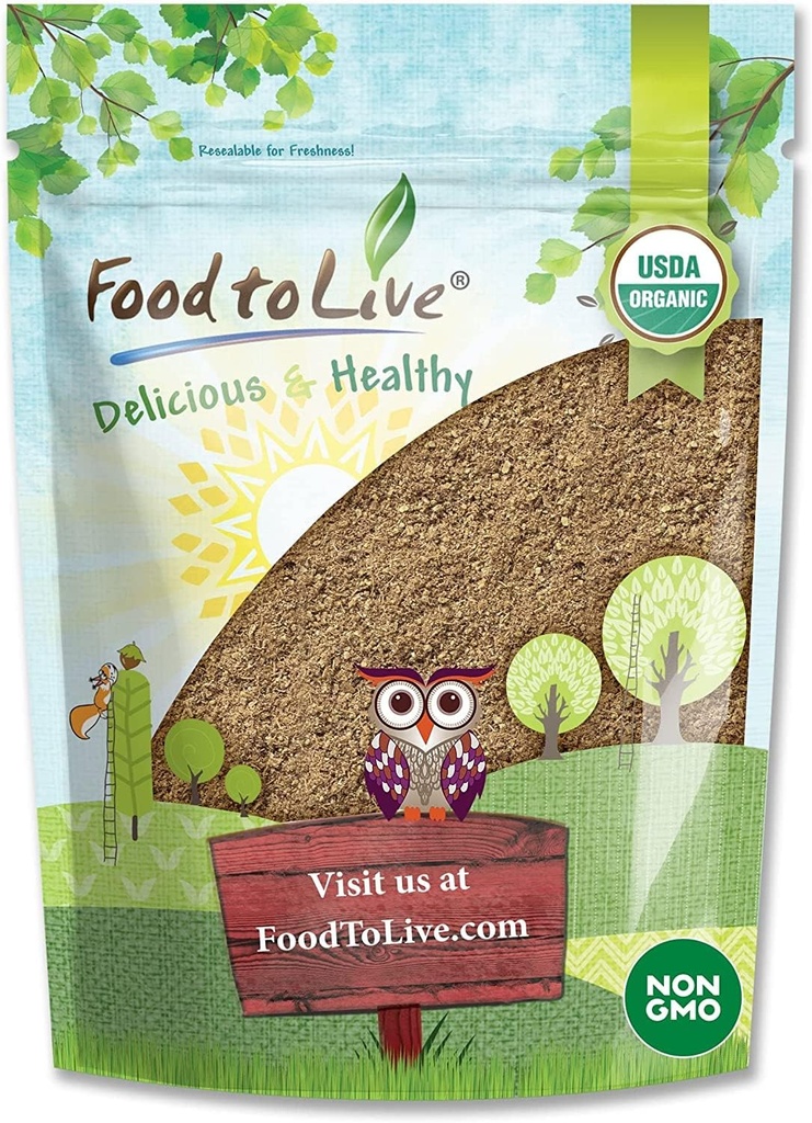 Pārtika dzīvībai Organic Psyllium Husk pulveris, 2 mārciņas – ne-GMO, košera, ultrasaldināts, nesaldināts, nesaldināts, bagāts ar Fiber, dabīgs pārtikas biezinātāju, lieliski cepšanai, Raw, Bulk, Vegan, Keto Friendly