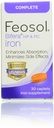 Feosols Komplekss ar Bifera dzelzs Caplets 30ct