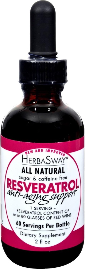 Laboratorijas Red Wine Alternatīva ar Resveratrol, 2 Fluid Ounce
