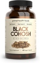Organic Black Cohosh 1000 mg 60 Servējumi - Menopauze, Nakts Sviedri un Miega atbalsts -- Veģetārs, Organic, Non-GMO & Gluten Bezmaksas