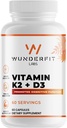 K2 vitamīns + D3, kapsulas, 60 Kalpojumi