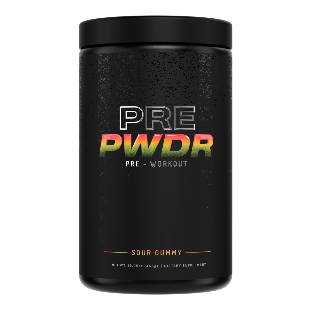 PWDRS pirms treniņa pulveris, visi dabas pre Workout enerģijas, sūknis, izturība un spēks, ar kofeīnu (miegs)