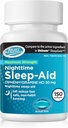 Nakts miega palīglīdzeklis Softgels (150 softgels), Difenhidramīns HCI 50 mg, Fall Asleep Fast, atbalsta dziļāk, Restful Miega