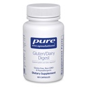 Pure Encapsulations Gluten/Dairy Digest ; Unikāls fermentu maisījums, lai atbalstītu veselīgu glutēnu un piena uzņemšana * 