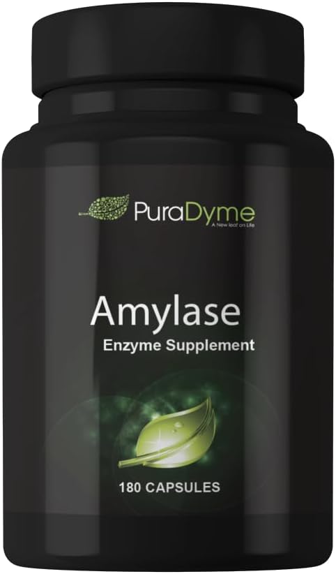 PuraDyme Amilāze, 180 kapsulas