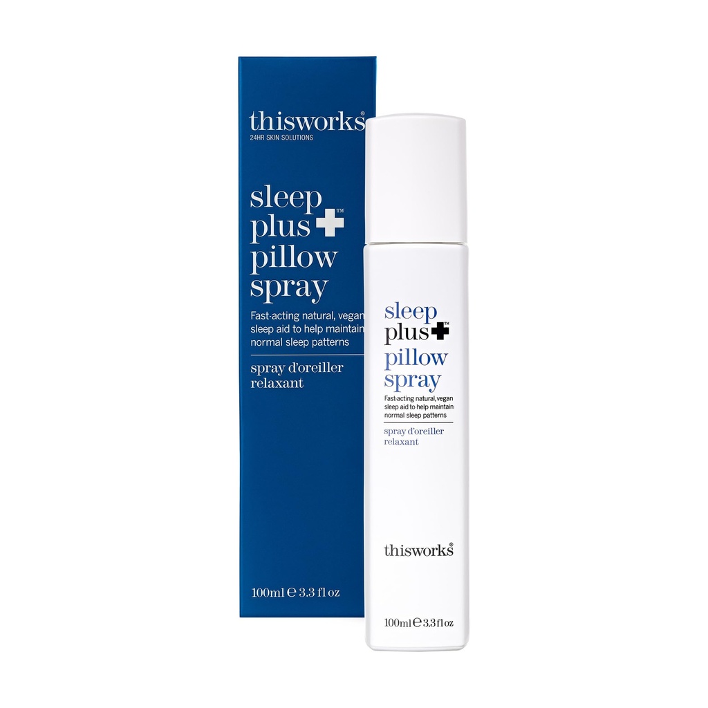 ŠISWORKS miegs plus spilvens aerosols Ātri darbojas dabas Atpūta ar essential Oils Lavandas, Vetivert un kumelītes, 100ml, 3.3 fl oz