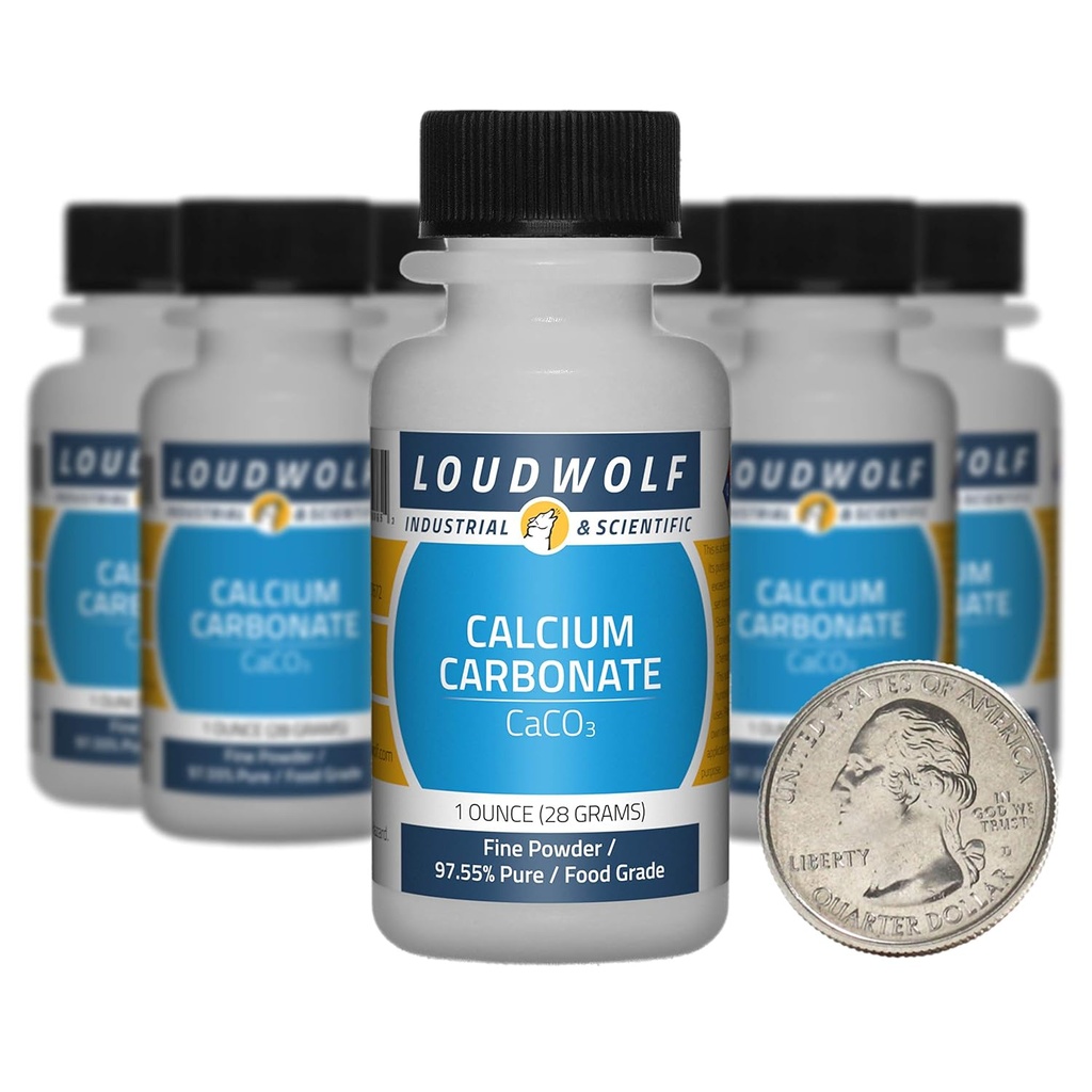Calcium carbonate / 10 Ounces / 10 pudeles / 97.55% Pure Food Grade/Fine Powder