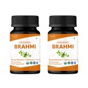 Brahmi 120 tabletes – USDA Organic Bacopa Monnieri papildinājums – Atbalsta Focus, Calm & Memory – Herbal Nootrop * – iepakojumā pa 2