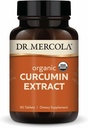 Dr Mercola Organic Curcumin ekstrakts, 90 Servings (90 tabletes), Diētiskā papildinājums, Ne-GMO, Sertificēts USDA Organic