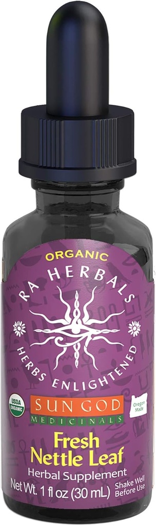 RA Ārstniecības augi Sertificēts Organic Fresh Nettle Leaf Tincture  ; Dabisks Ārstniecības augu ekstrakts labsajūtai 