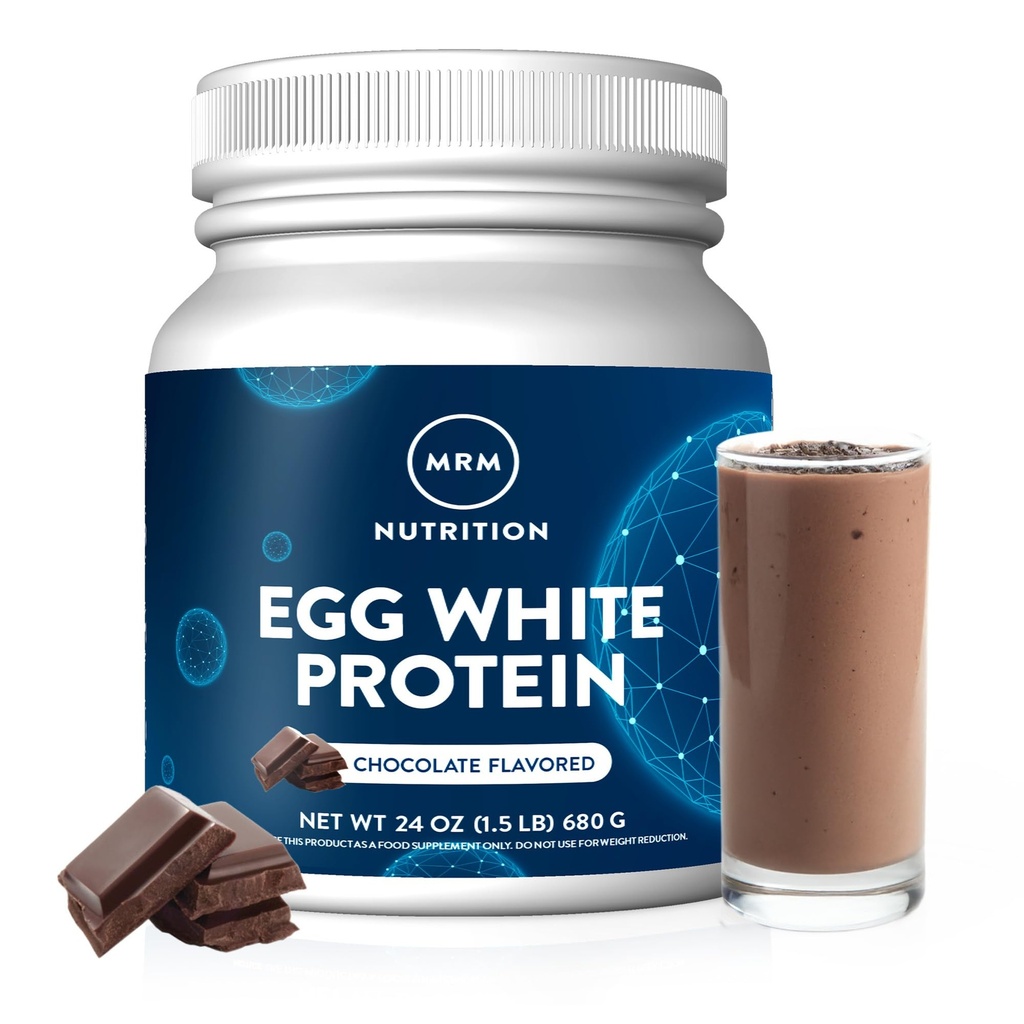 MRM Nutrition Olga Baltais Olbaltumviela -- Šokolāde aromatizēta - 23g Beztauku Olbaltumvielas -- ar Gremošanas enzīmiem -- Augstākā bioloģiskā vērtība -- Klīniski pārbaudīta -- 20 Kalpo