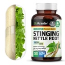 BIO KRAUTER Stinging Nattle kapsulas 1200 mg - 100 Dabīgs urīntrakts un vispārējs atbalsts Caps - Nattle Root Pulveris (Urtica Dioica) - neĢMO