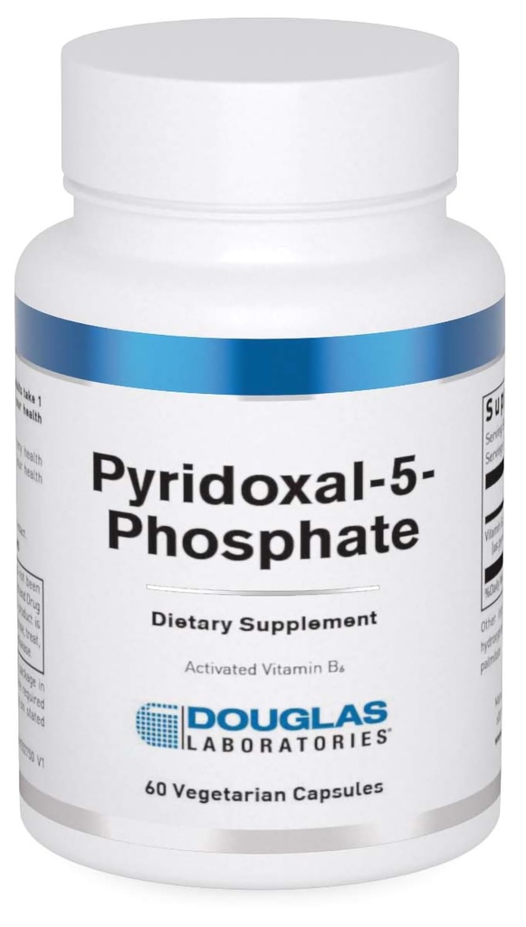 Douglas Laboratories Piridoxal-5-Phosfāts (50 mg.) • Vitamīns B6, lai atbalstītu neiroloģisko veselību un sirds un asinsvadu sistēmu