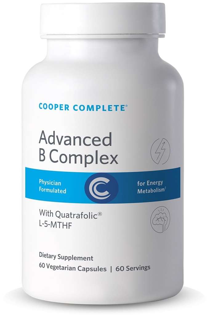 Advanced B Complex. 60 Veģetārās kapsulas. Iepakojumā 1, 60 Kalpojumi