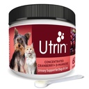 UTRIN - Urinary Support for Cats & Dogs - Dual-Action Cranberry & D-Mannose - for Natural Bladder Health, Incontinence, and Recurring UTI, 60 Servings