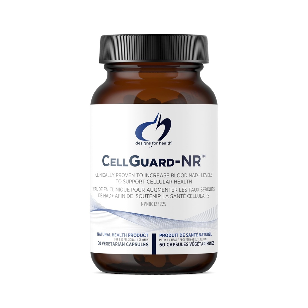 Veselības cellGuard-NR - NAD+ papildinājums - Nikotinamīds Riboside Hlorīds ar Resveratrol + Pterostilbene, lai atbalstītu šūnu remonts un veselīga novecošana (60 Vegan kapsulas)