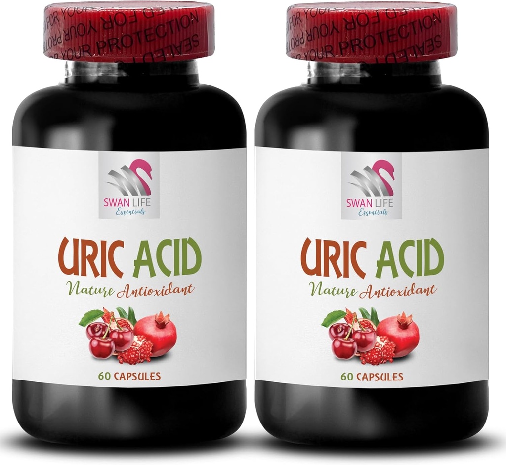 Lejas urīnskābe Ātri - Uric Acid - dabas ceļi uz zemāku urīnskābes, papildinājumi urīnskābes, dzērveņu papildinājums vīriešiem, granātābolu sula, granātābolu papildinājums, granātābolu ekstrakts 2B 120Cap