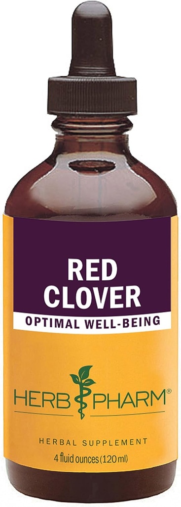 Herb Pharm Certified Organic Red Clover šķidruma ekstrakts - 4 Ounce