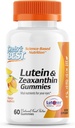 Ārsta BEST Lutein Gumies with Lutemax 2020, 60 Ct, Chewable Natural Eye Support Papildinājums, Marigold Lutein, Zeaxanthin, Acu veselība & Makular Support, Non-GMO, Natural Fruit Pectin, Vegan