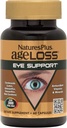 Natures Plus AgeLoss Eye Support - 60 kapsulas - ar luteīnu, astaksantīnu un zeaksantīnu - Vegetarian, bez lipekļa - 30 Kalpo