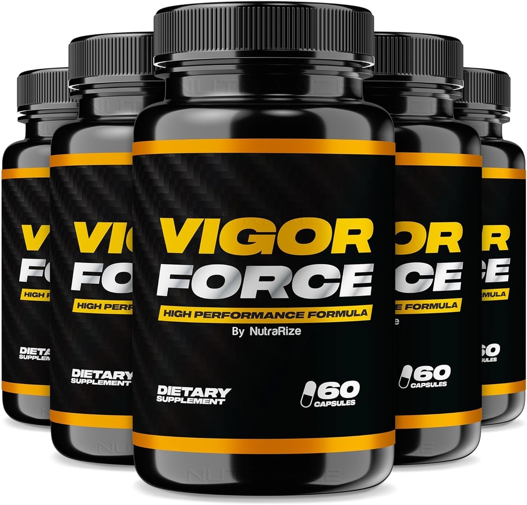 (5 Pack) Vigor spēks vīriešiem, Vigor Force augstas veiktspējas formula, Official Vigor Force Vīriešu tabletes 8.50, Premium Sastāvdaļas maksimālai efektivitātei, Vigor Force Atsauksmes VigorForced (300 kapsulas)