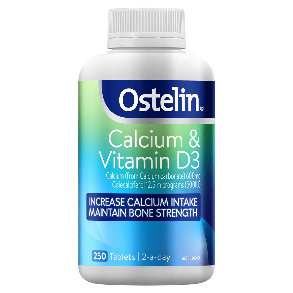 D vitamīns un kalcijs x 250 tabletes