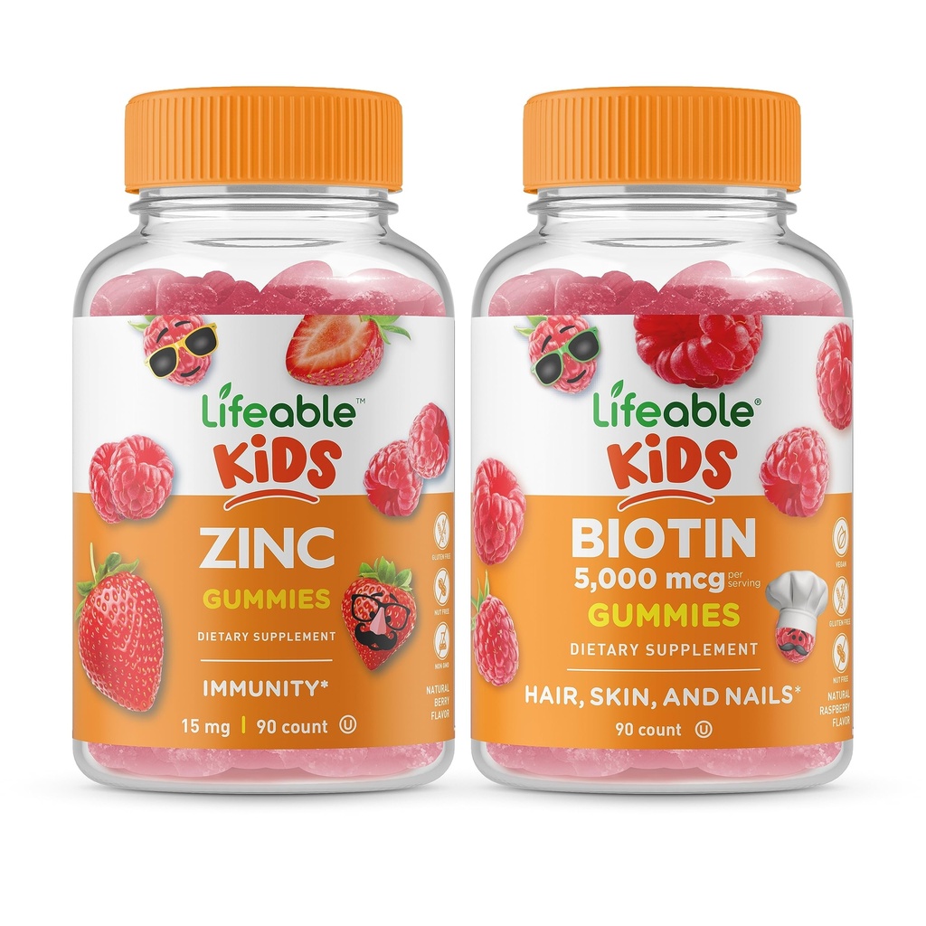 Cinka kazlēni + biotīna kazlēni, gumiju kazlēni - liela garša, vitamīnu piedevas, bez lipekļa, bez ĢMO, košļājamā gumija