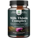 Aknu atbalsts Piena Thistle papildinājums aknu tīrīt Detox & remonts - Advanced Milk Thattle un Dandelion Root Papildinājums ar Artišoka ekstrakts - Dandelion Kapsulas Detox - 60 Ct