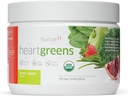 HumanN HeartGreens ” , Superfood Organic Powder with wheatgrass, Kale, Spinach, un Spirulina, USDA Organic Ne-GMO, no SuperBeets veidotāji (Zaļais ābolu Flavor, 5.29-Ounce