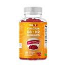 Vitamīns D3 + K2 Gumijas – kaulu un sirds veselības atbalsts – 180 uz pektīnu bāzes vegan Gumies