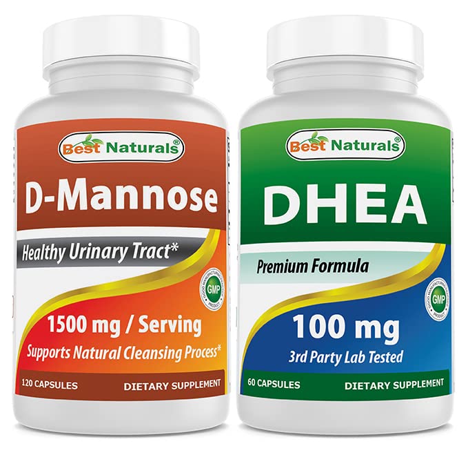 Labākā dabas D-mannoze 1500mg & DHEA 100mg
