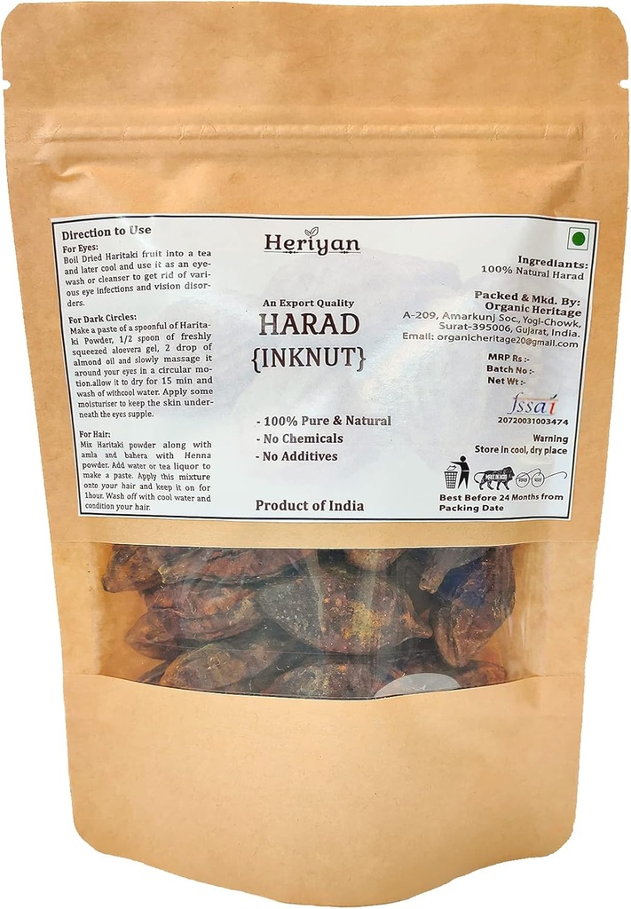 Viss Haritaki            ; Terminialia Chebula   ; Inknut ; Kadukkai indiešu izcelsmes Herbs (200g(7.05oz))