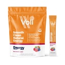 Voli Enerģijas Dzēriens Mix Packets   ) Dabas Pre-Workout Pulveris ar zaļo tēju Kofeīns & B Vitamīni, Aminoskābes & Elektrolīti ilgstošai Focus, hidratācija & Tīra enerģija   ) Nav pievienots cukurs, 15-Count