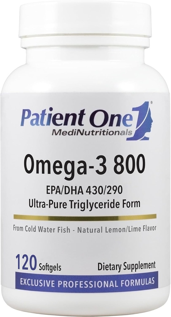 Pacients Omega-3 800 (pielikums sirds, kognitīvajai un locītavu veselībai)